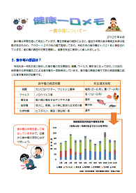 健康記事 R7年04月号